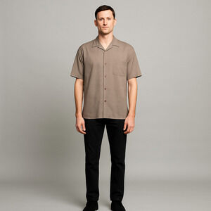 Men's Club Room Guayabera Cuban Button Down Shirt Small